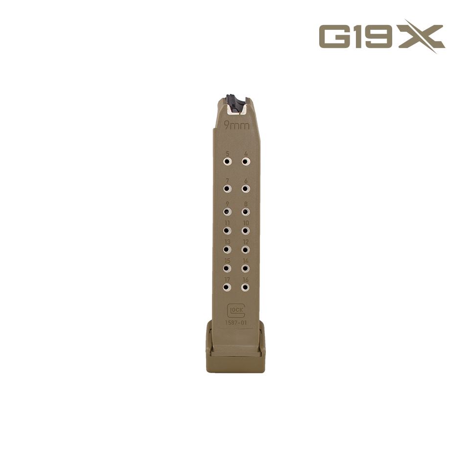 GLOCK Magazine for G19X plus 2 - 19 rounds